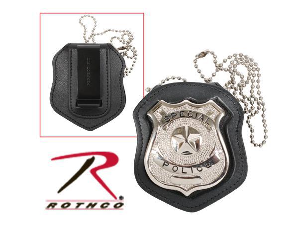 Rothco Universal Leather Badge & ID Holder - Hero Outdoors
