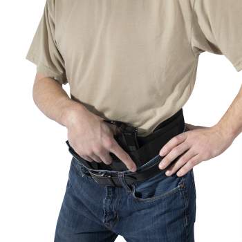 Side Draw Belly Band Gun Holster