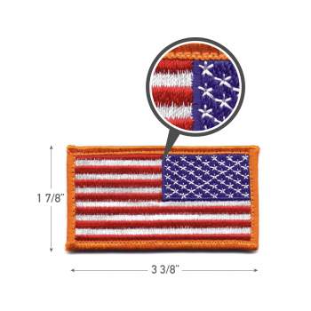 Shop U.S. Flag Velcro Back Patch - Fatigues Army Navy Gear