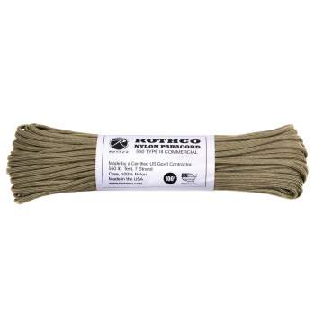 KingCord 5/32 in. x 400 ft. Nylon Camo Paracord 550 Rope - Type III  Mil-Spec 7-Strand Utility Survival Parachute Cord 644611TV - The Home Depot