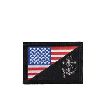 Rothco American Flag Patch - Hook Back Foliage Green / Normal / Header Card