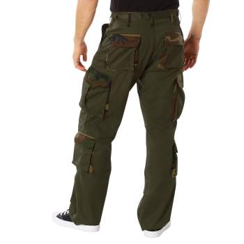 Rothco Men's Vintage Camo Paratrooper Fatigue Pants