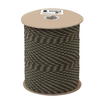 Silver and Black Stripes 1000 Foot Spool 550 Paracord for Paracord Crafts  Made in the United States 