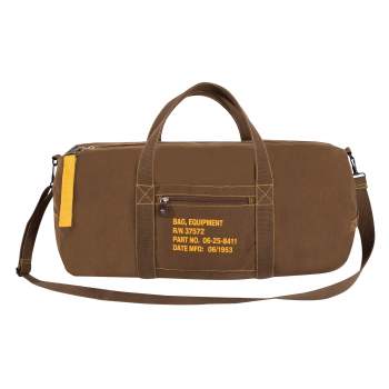 Rothco Canvas Shoulder Duffle Bag - 24 inch - Black