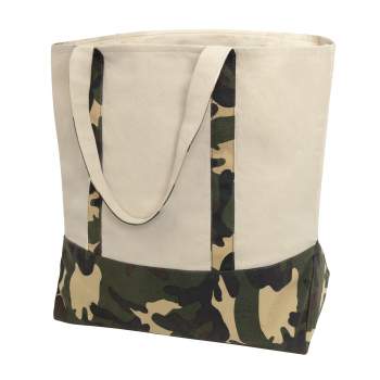 Large Shoulder Bag Large Camo Beach Bag Tote Bag Camo Print 