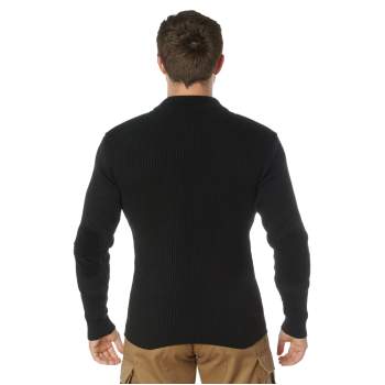 Rothco #3391 Men's 1/4 Zip Acrylic Commando online Sweater, Black, 2XL