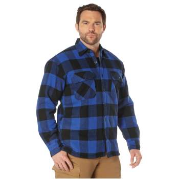 Rothco Extra Heavyweight Flannel Shirt - Woodland Camo