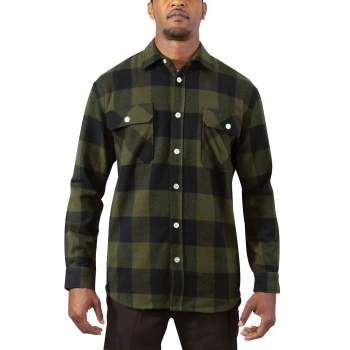 Rothco Extra Heavyweight Buffalo Plaid Flannel Shirts