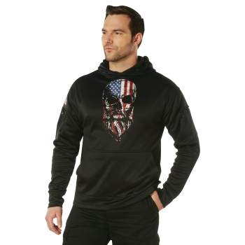 Rothco Bearded Skull Concealed Carry Hoodie - Black