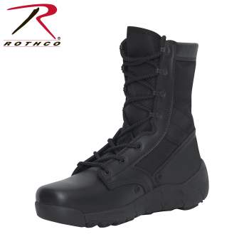 lightweight black combat boots