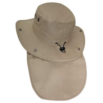Baseball Cap Flap Bucket Boonie Sun Hats Neck Cover Visor Cotton Fishi
