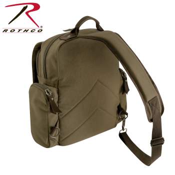 rothco vintage canvas compact backpack