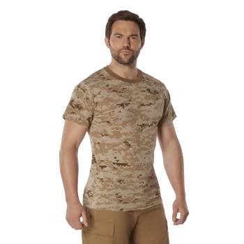 Camo T-shirt Desert 6-color, Short Sleeve