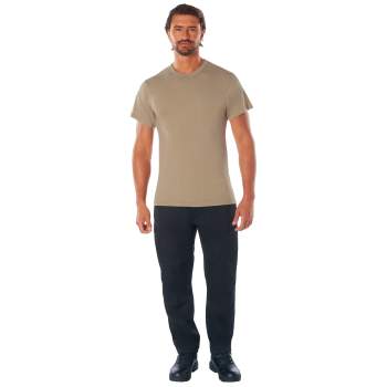 Rothco Solid Color Cotton / Polyester Military T-Shirt