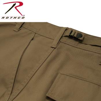 rothco tactical bdu solid black cargo pants