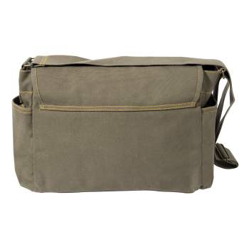  Rothco Classic Canvas Messenger Bag – Crossbody Shoulder Bag  with Heavy-Duty Cotton Canvas Material – Multiple Pockets for Ultimate  Storage : Clothing, Shoes & Jewelry