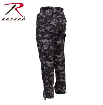 black camouflage pants