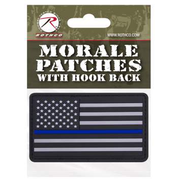 PVC Morale Patches, Hook & Velcro Backed